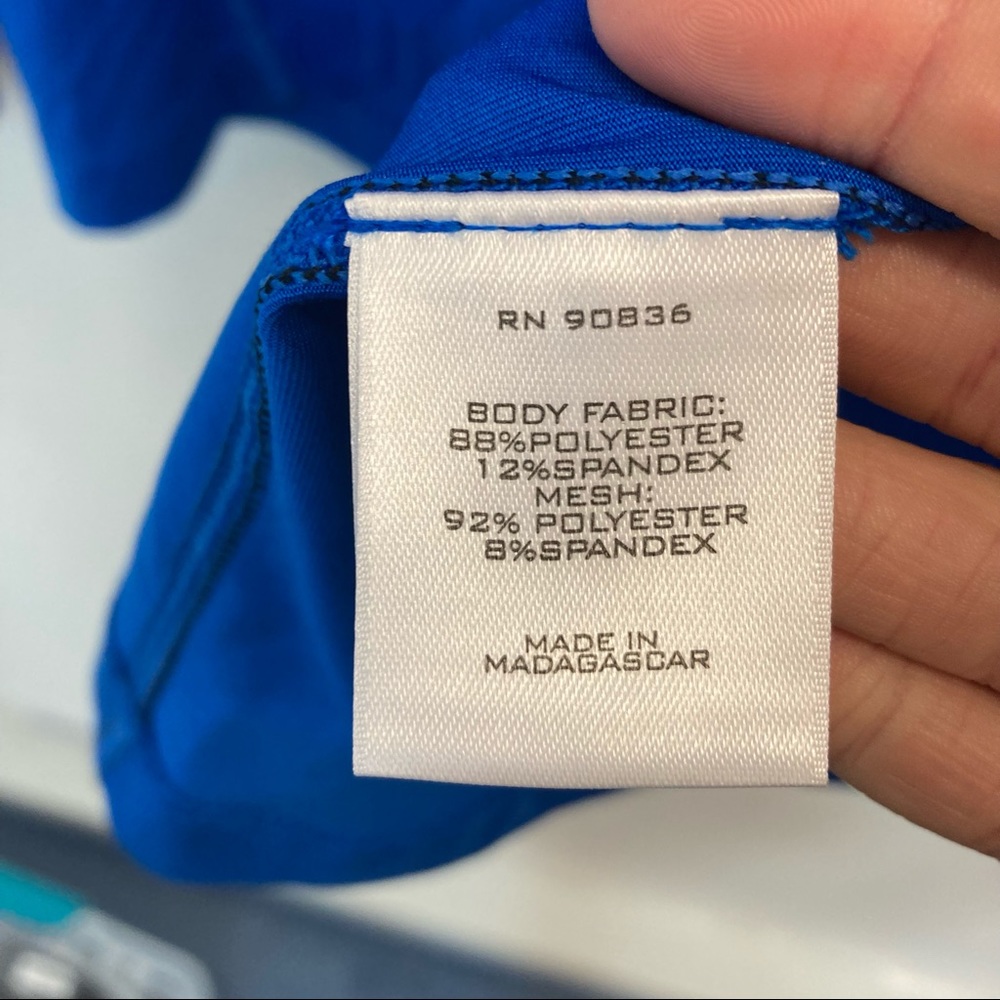 Arbonne Phytosport 1/4 Zip Blue Longsleeve Top XL - Picture 5 of 5